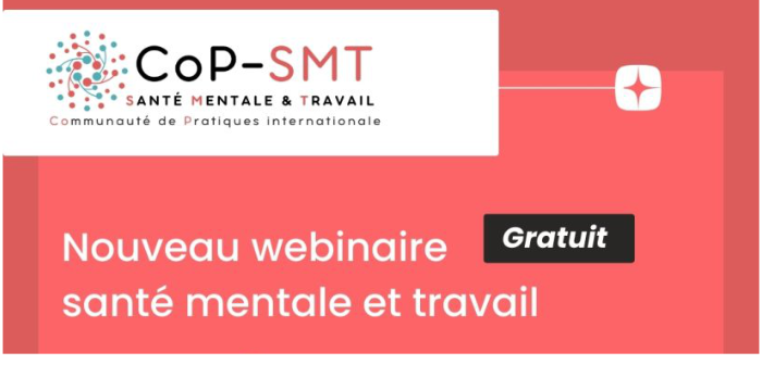 Webinaire Santé mentale et Travail : La prévention en santé mentale