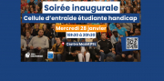 Soirée inaugurale de la 1ère Cellule d'entraide étudiante handicap