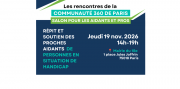 Salon pour le répit et le soutien des proches aidants de personnes en situation de handicap de Paris