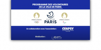 Spot du programme de sensibilisation au handicap des volontaires de la Ville de Paris - Paris 2024