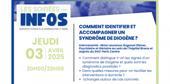 Soirée Infos : "Syndrome de Diogène" - DAC 77 Nord